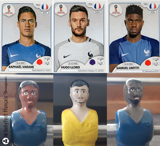 Equipe de France 2018 en joueur de baby-foot