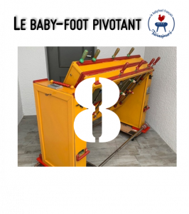 baby-foot pivotant escamotable