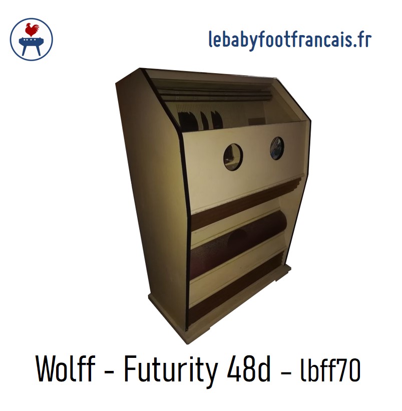 Jukebox Wolff Futurity 48 disques rangement vertical