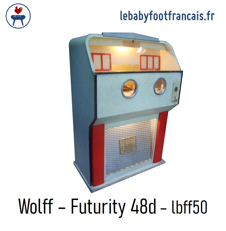 Jukebox Wolff Futurity 48 disques rangement horizontal