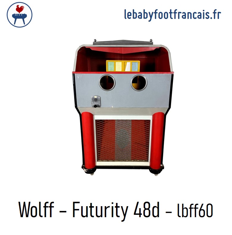 Jukebox Wolff Futurity 48 disques rangement horizontal variante