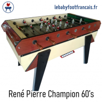 Fiche baby-foot René Pierre Champion des années 60