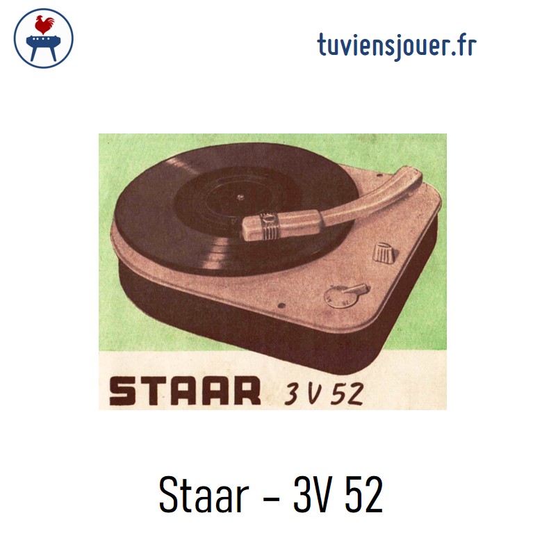 Tourne-disque Jukebox Staar - 3V 52