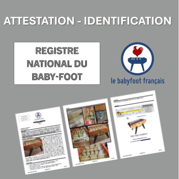 Attestation Baby-foot