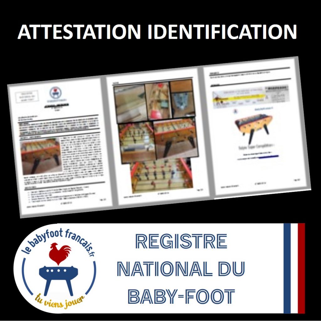 Attestation Baby-foot